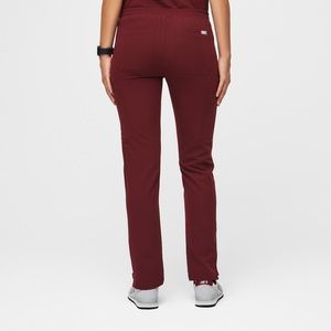 FIGS Burgundy Yola scrub pants